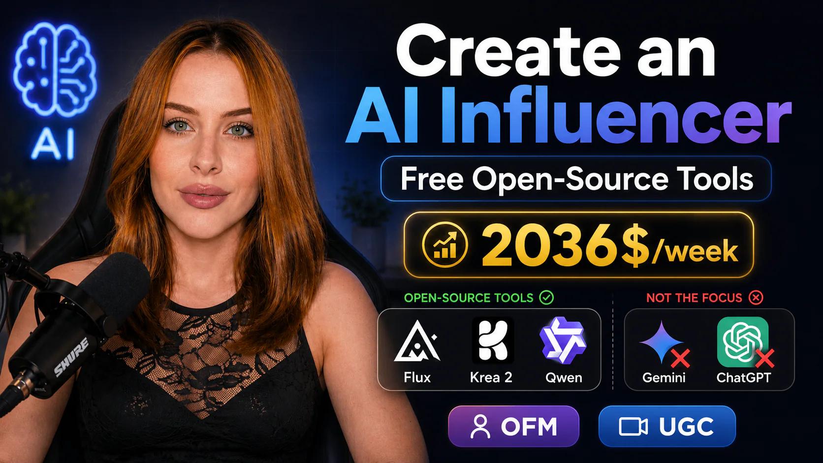 How to Create an AI Influencer with Free Open-Source Tools