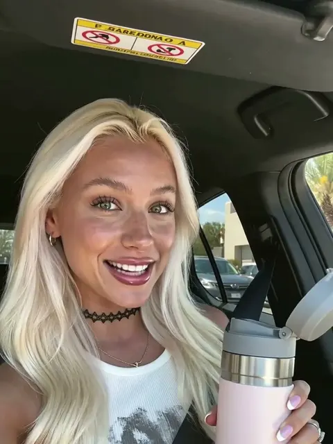 Frame from an AI video: water bottle product review video, made with MiniMax H3